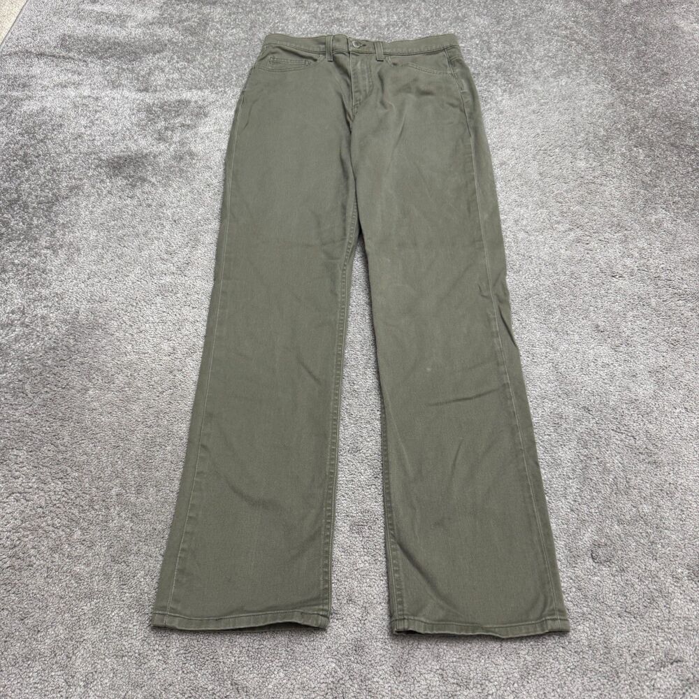 Vintage 90s Banana Republic Stretch Straight Denim Jeans Womens 6 Green Italy